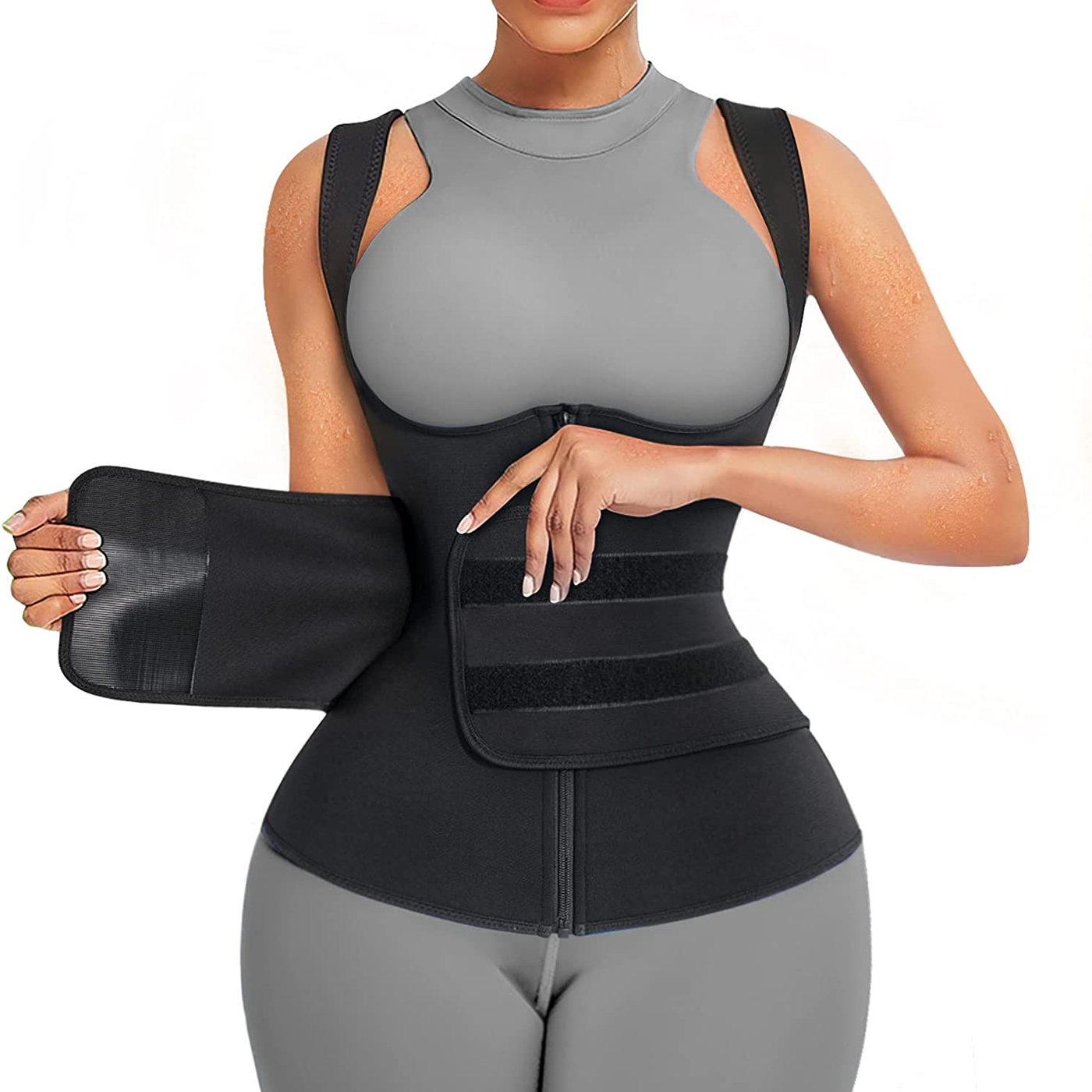 Neopreen saunapak voor dames,  - Sweat Waist Trainer Belt Neoprene recensie en prijs