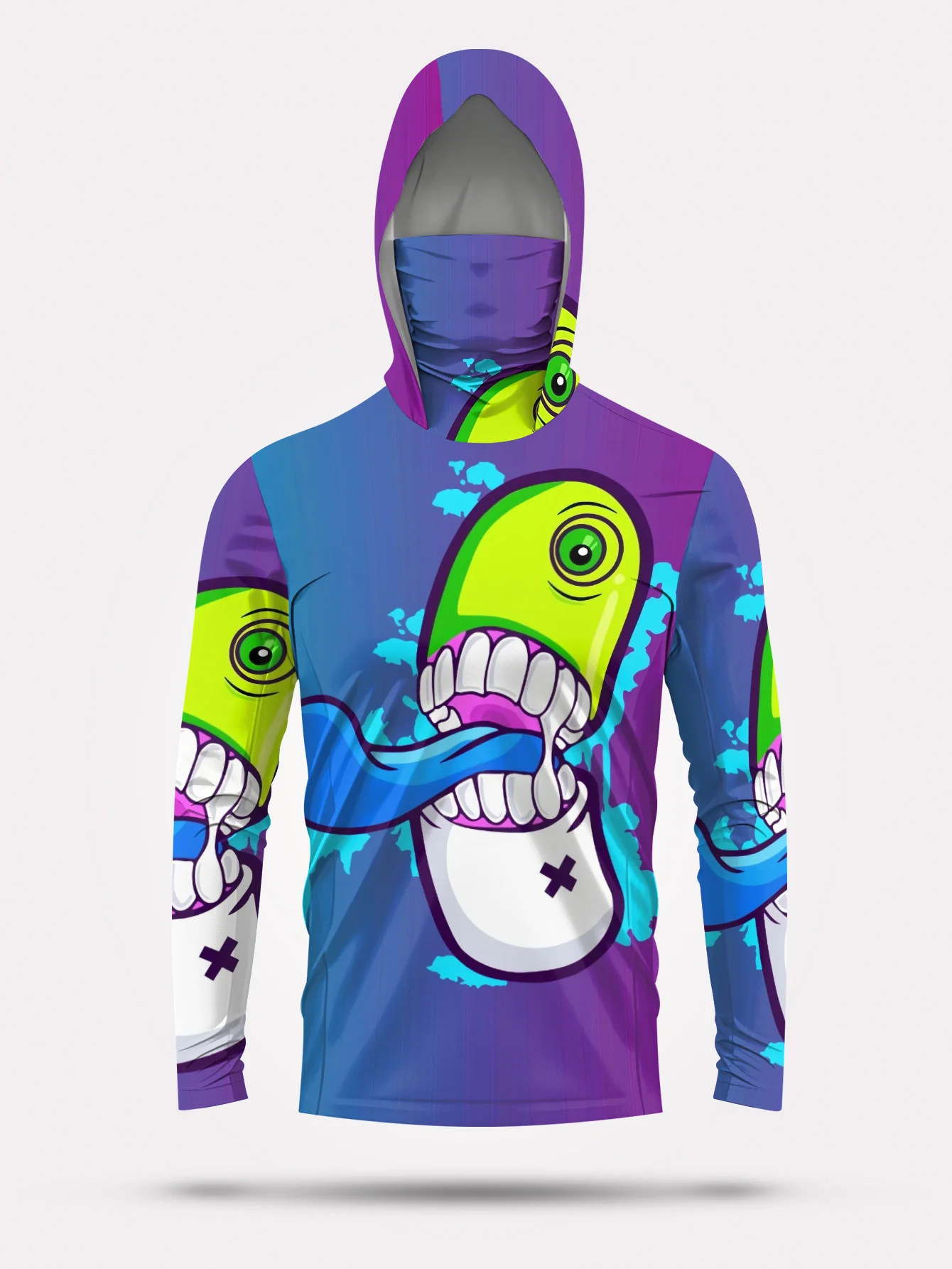 Heren Cartoon Monster Graffiti - Fishing recensie en prijs