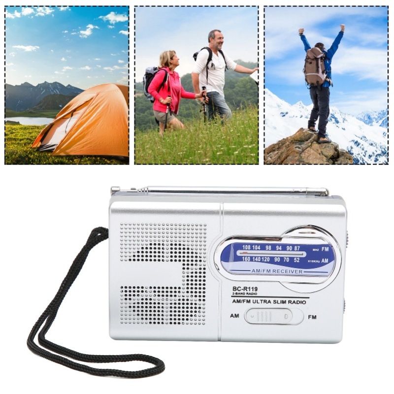 Draagbare zakradio AM/FM, mult - Hiking recensie en prijs
